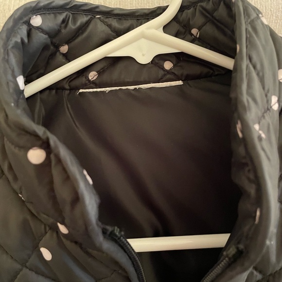 Polka dot vest, GUC, two pockets, soft lining, tag cut off - Picture 3 of 4